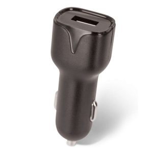Adaptador Ficha Isqueiro 1 USB-A 5V 2.4A Preto