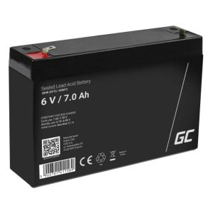 Bateria Chumbo Gel AGM 6V 7Ah GREEN CELL