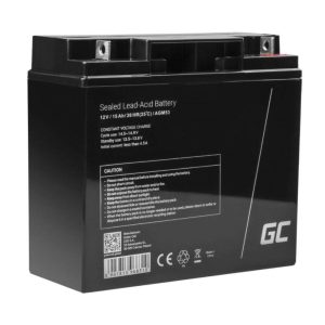 Bateria Chumbo Gel AGM 12V 15Ah GREEN CELL