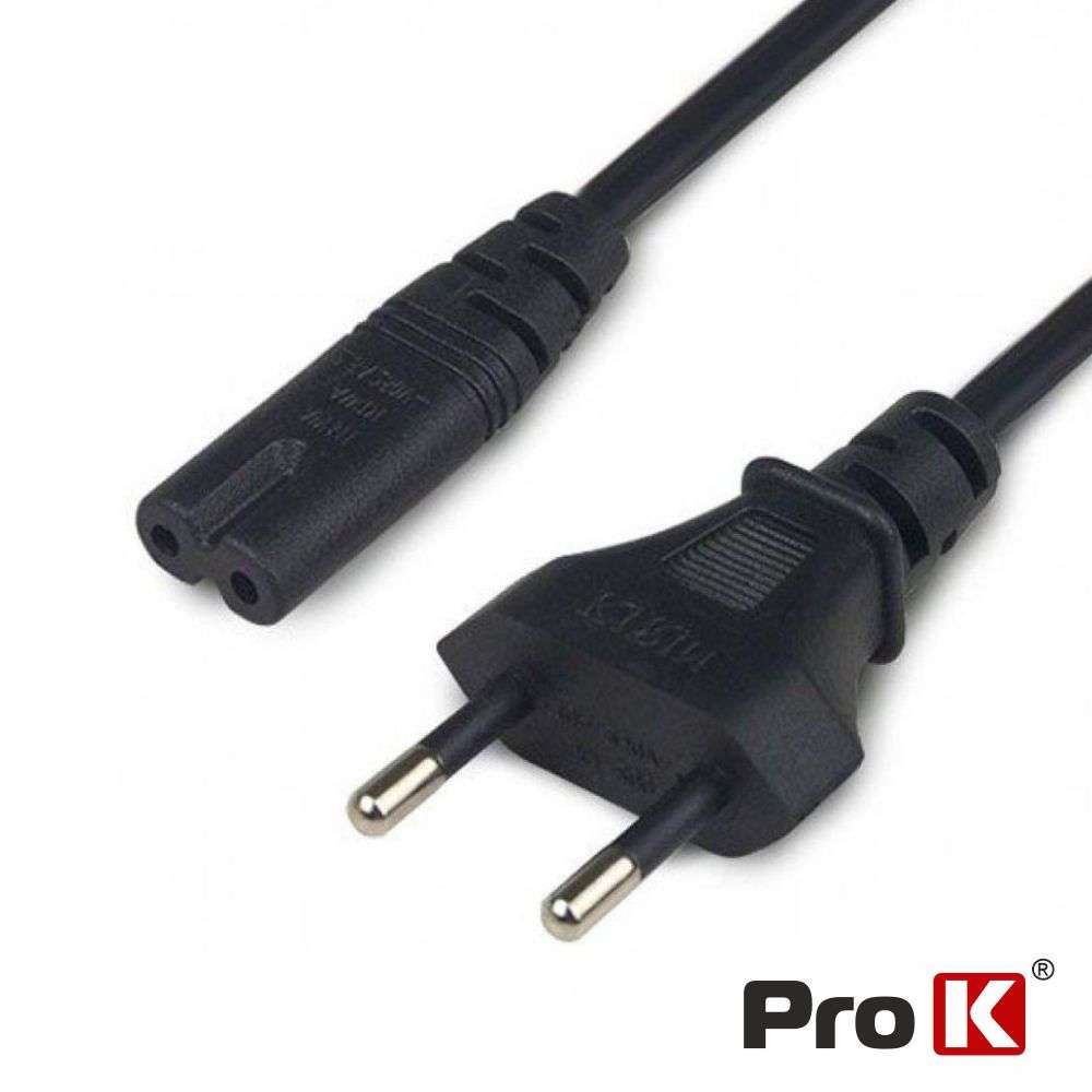 Cabo Alimentação AC Plano / Tipo 8 IEC C7 3m PROK - Image 2