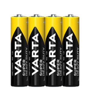 Pilha Zinco-Carv?o R03/AAA 1.5V 4x Super Heavy Duty VARTA