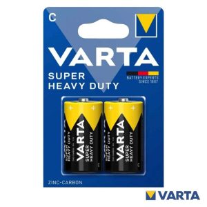 Pilha Zinco-Carv?o Superlife R14/C 1.5V 2x Blister VARTA