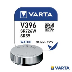 Pilha ?xido Prata Bot?o V396/SR726W/SR59 1.55V VARTA