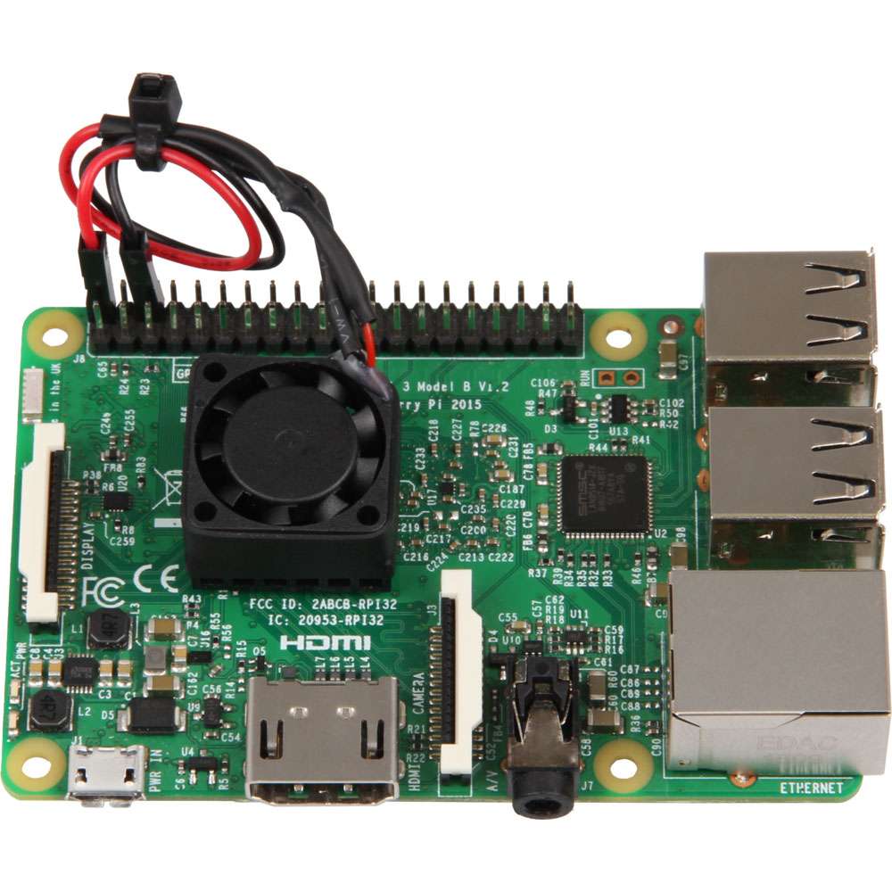 Dissipador com ventoinha 20x20mm 5V para Raspberry Pi – JOY-IT - Image 3