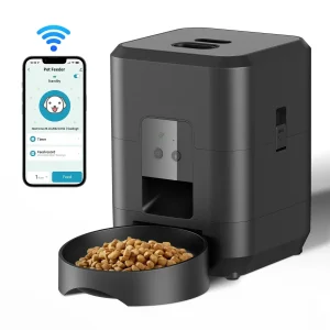 Alimentador Automático para Gatos e Cães com Controle de Porção e Timer – Prático e Inteligente