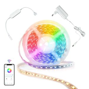 Kit Fita 540 LED 5050 RGBW 5m 12V WIFI IP65 NEDIS