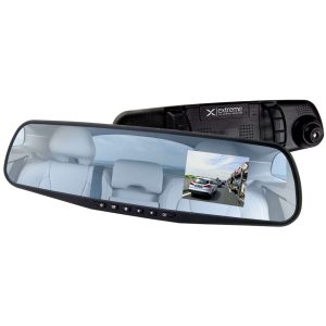 Câmara Vigilância Automóvel Full HD 1080p Espelho Retrovisor 2.4”