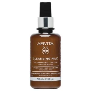 Leite de Limpeza Apivita 3 em 1 Rosto e Olhos 200ml