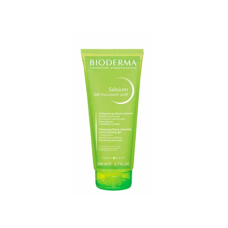 Gel de Limpeza Ativo Bioderma Sébium Moussant 200ml - Image 2