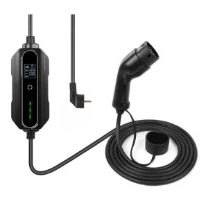 Carregador Portátil Carros Elétricos EV/PHEV 16A 3.7kW Monofásico Tipo2 5m