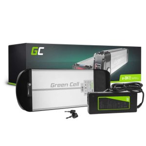 Bateria E-Bike 36V 10.4Ah Rack + carregador – Green Cell