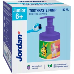 Pasta de Dentes Jordan Júnior 6-12 Anos Pump 150ml
